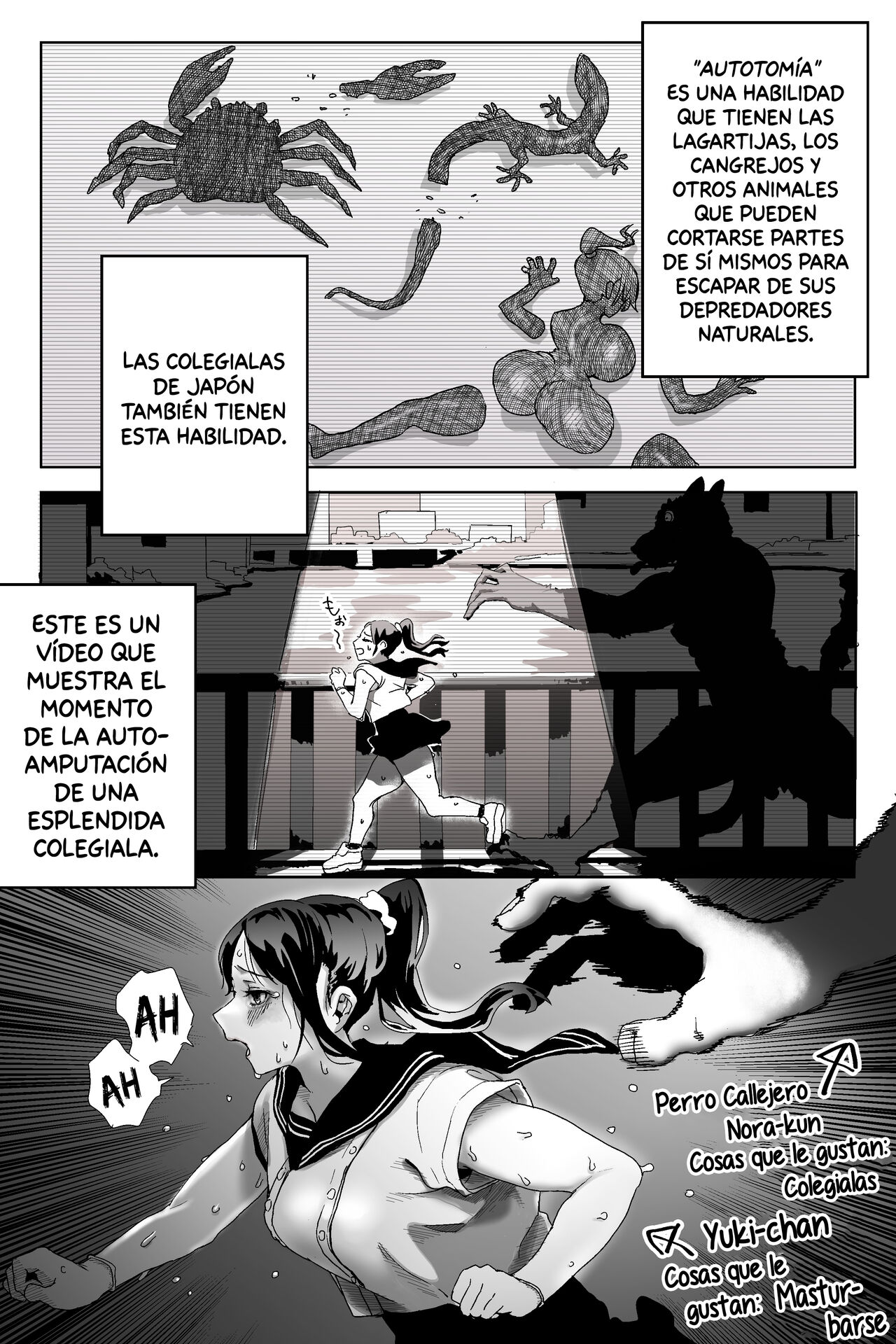 Self-amputation of Schoolgirls in Japan | Auto-amputación de las Colegialas de Japón page 1 full