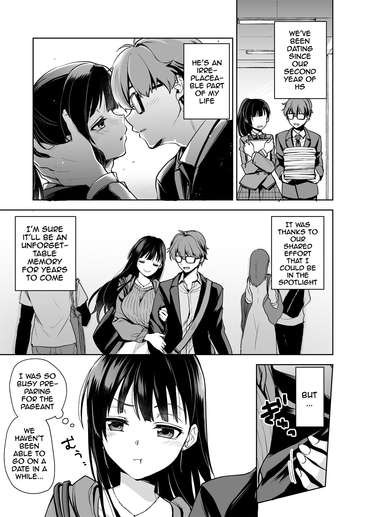 Omoide Wa Yogosareru -Bijin na Kanojo ga Ochiru Made- | Disgraced Memories -Until His Beautiful Girlfriend Gives In- page 6 full