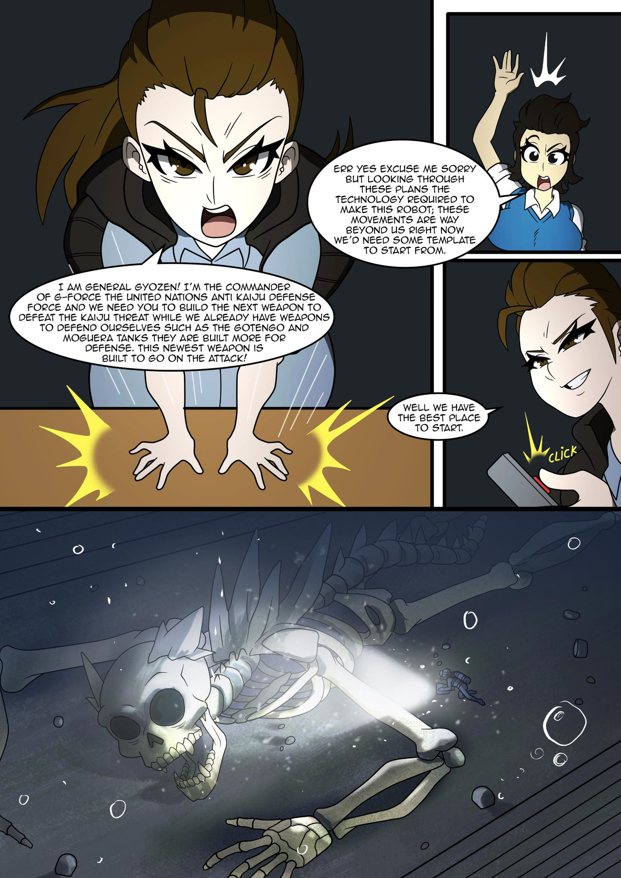 Kaiju Girls Chapter 5 page 6 full