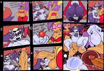 Risky coming onto Shantae cover