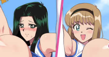 Ritsuko &amp; Miki No-Pan Cheer Dance cover