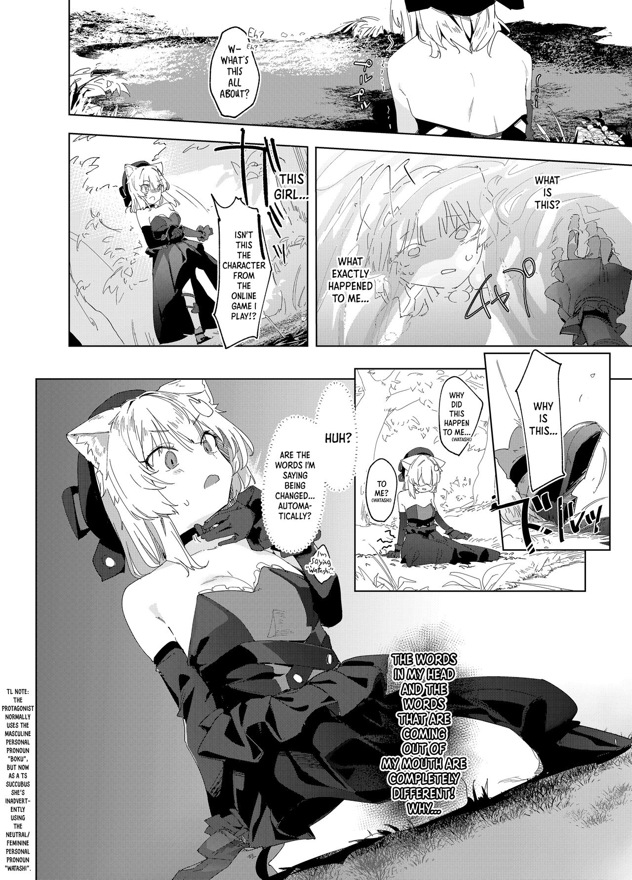 TS Neko Succubus-san wa Sakusei Nante Shitakunai! - The TS Cat Succubus Doesn't Want to Extract Semen! page 4 full