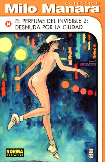 El perfume del invisible y Desnuda por la ciudad #2 cover
