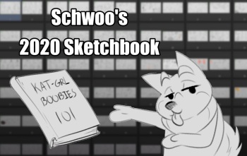 Schwoo's 2020 Sketchbook cover