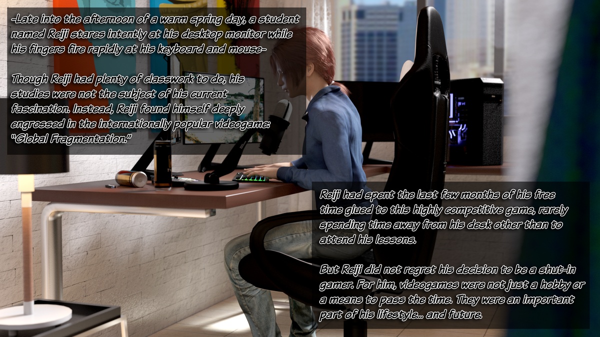 Gamer Defeated and Humiliated by a Girl in a Miniskirt page 2 full