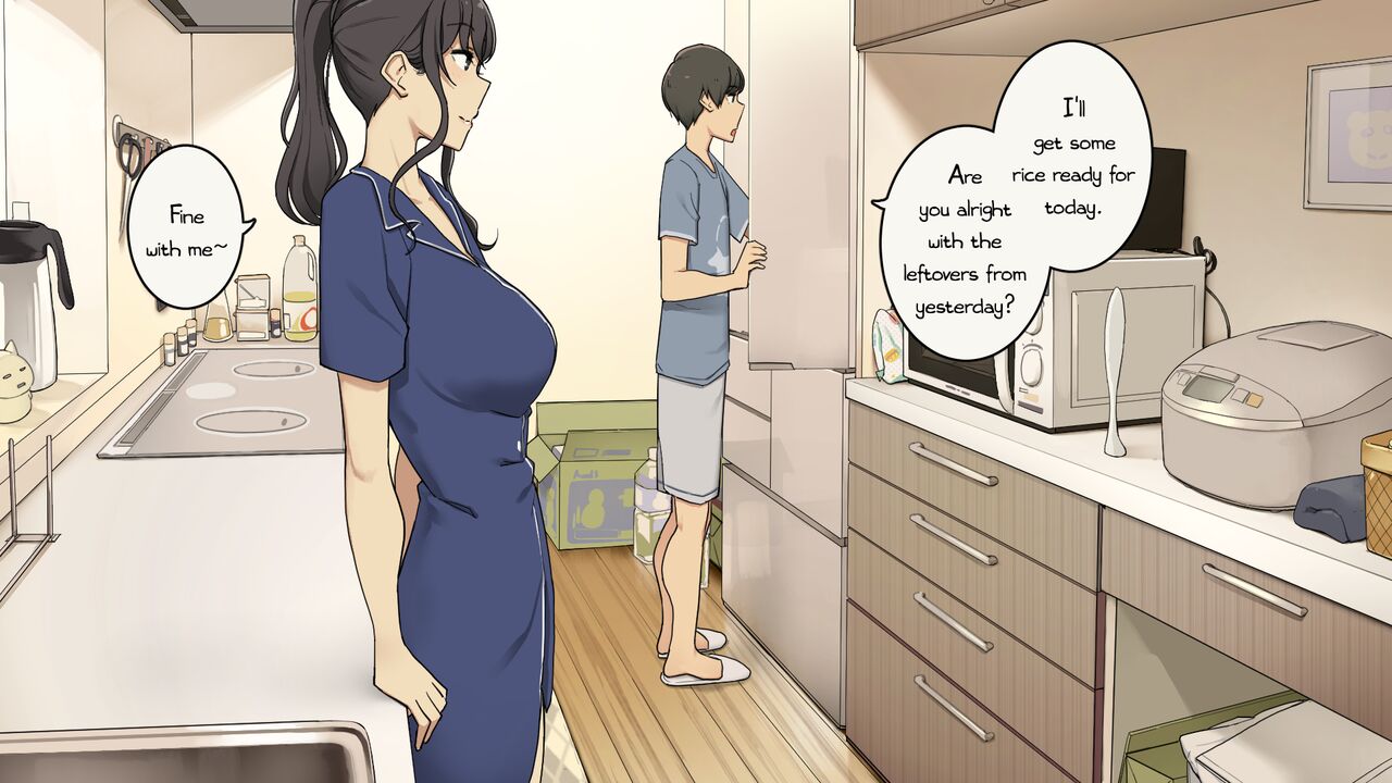 Fudan Onkou na Toshiue Kanojo ni Ichinichijuu Tatasare Semerare Tsuzukeru Hanashi | Something Mild-Mannered Girlfriend Erections Teasing page 7 full