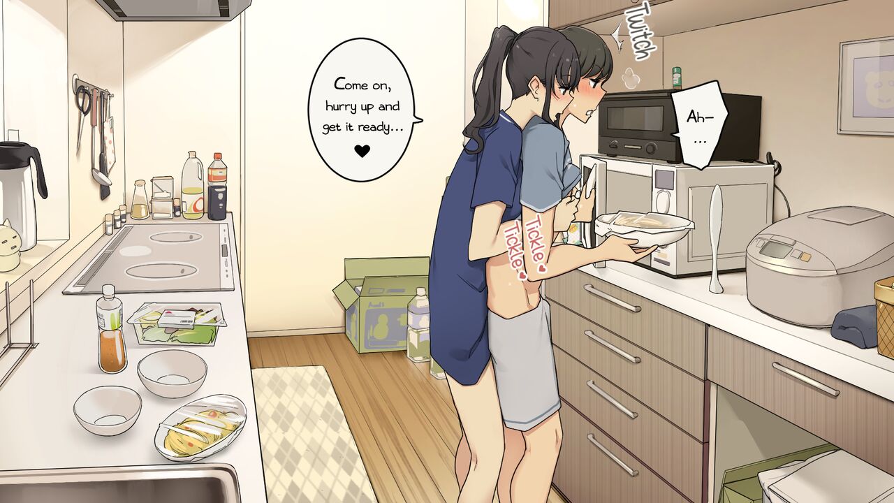 Fudan Onkou na Toshiue Kanojo ni Ichinichijuu Tatasare Semerare Tsuzukeru Hanashi | Something Mild-Mannered Girlfriend Erections Teasing page 8 full