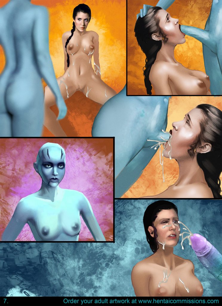 Princess Sex Slave of Tatooine: A Star Wars Parody page 8 full