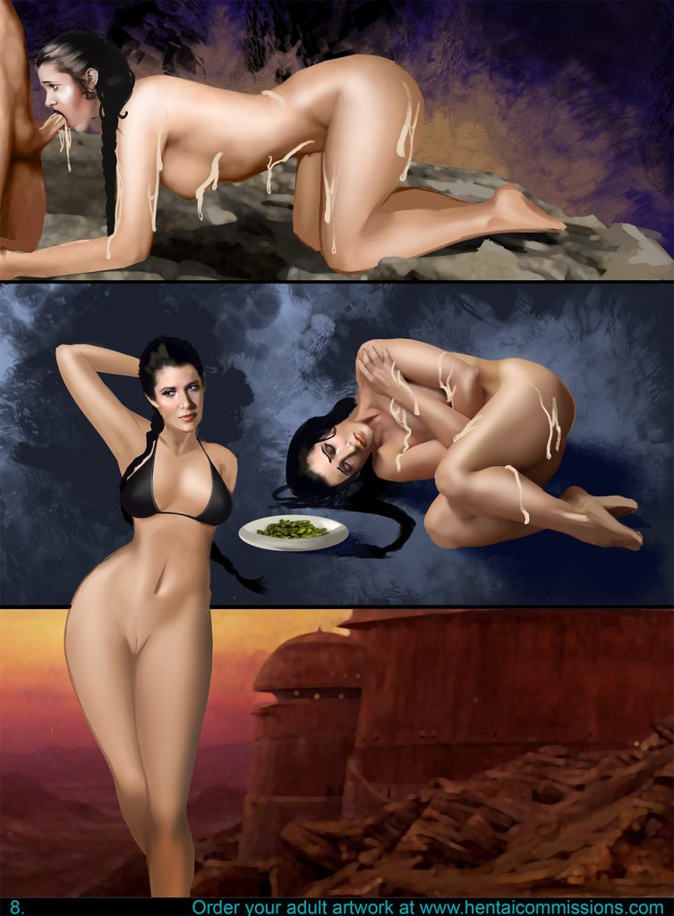 Princess Sex Slave of Tatooine: A Star Wars Parody page 9 full