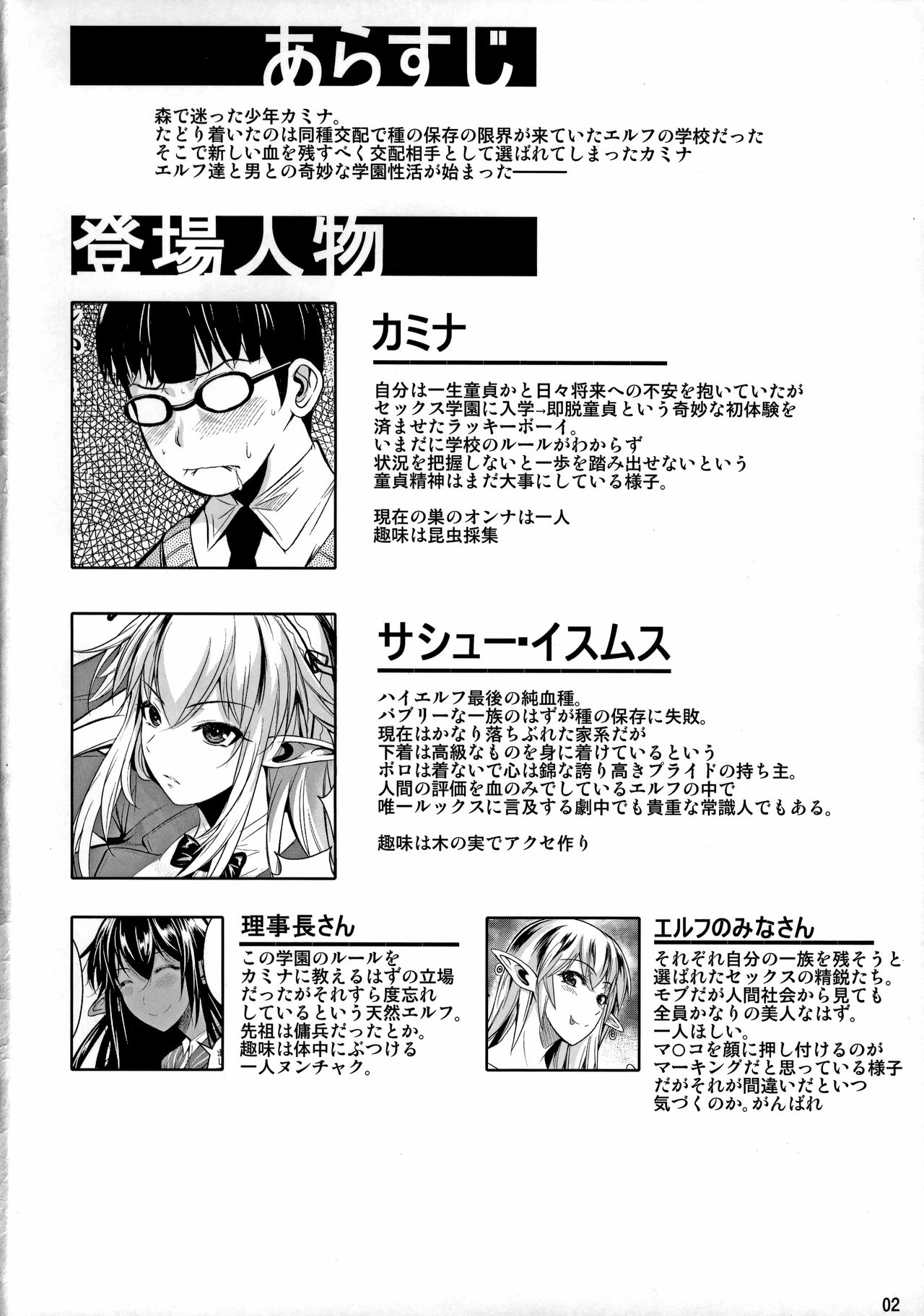 High Elf × High School Haku page 3 full