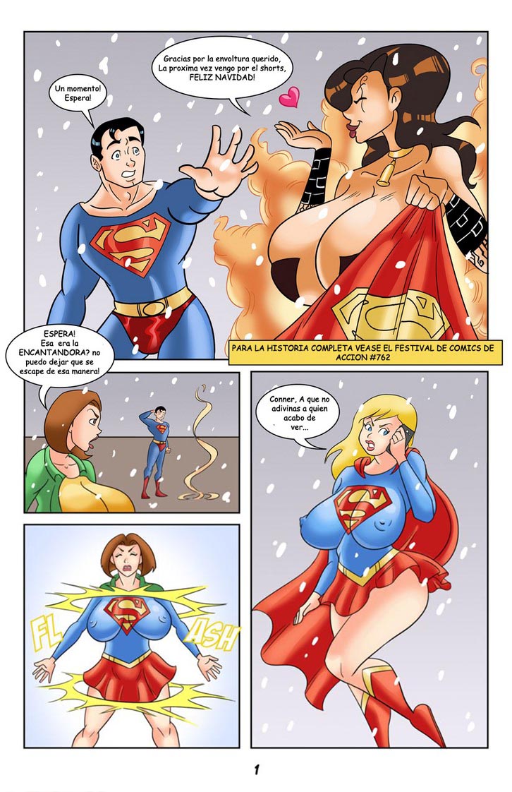 SUPERBOY and SUPERGIRL page 1 full