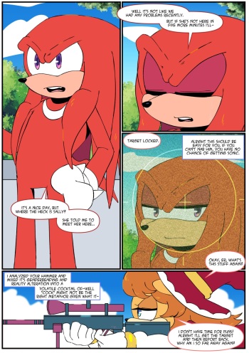 Gotta Girl Fast #5: Sally &amp; Knuckles cover