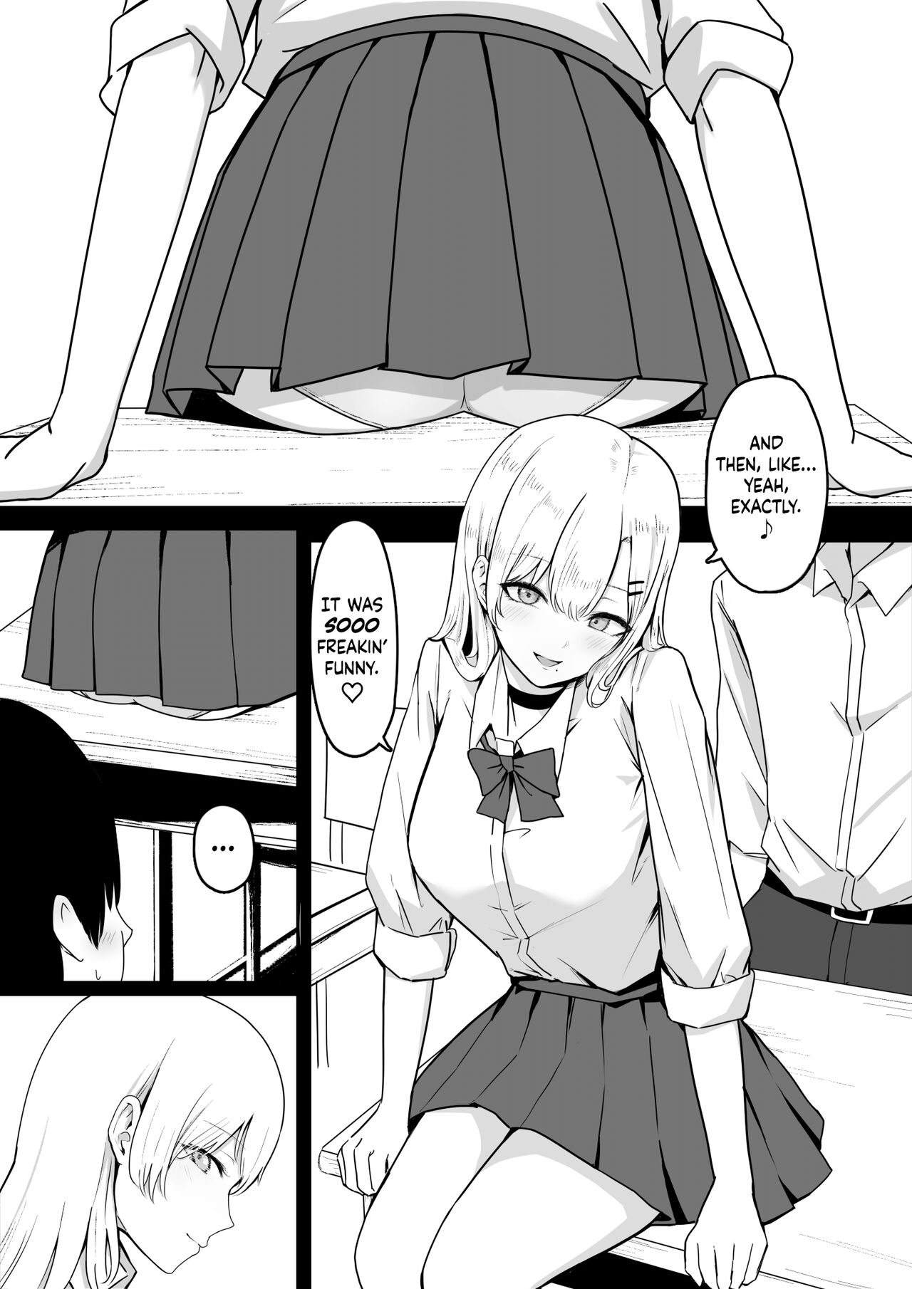 Dosukebe JK Gal no Honki Sakusei | Getting my Balls Drained by a Slutty JK Gyaru page 3 full