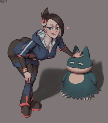 Mai and Snorlax cover