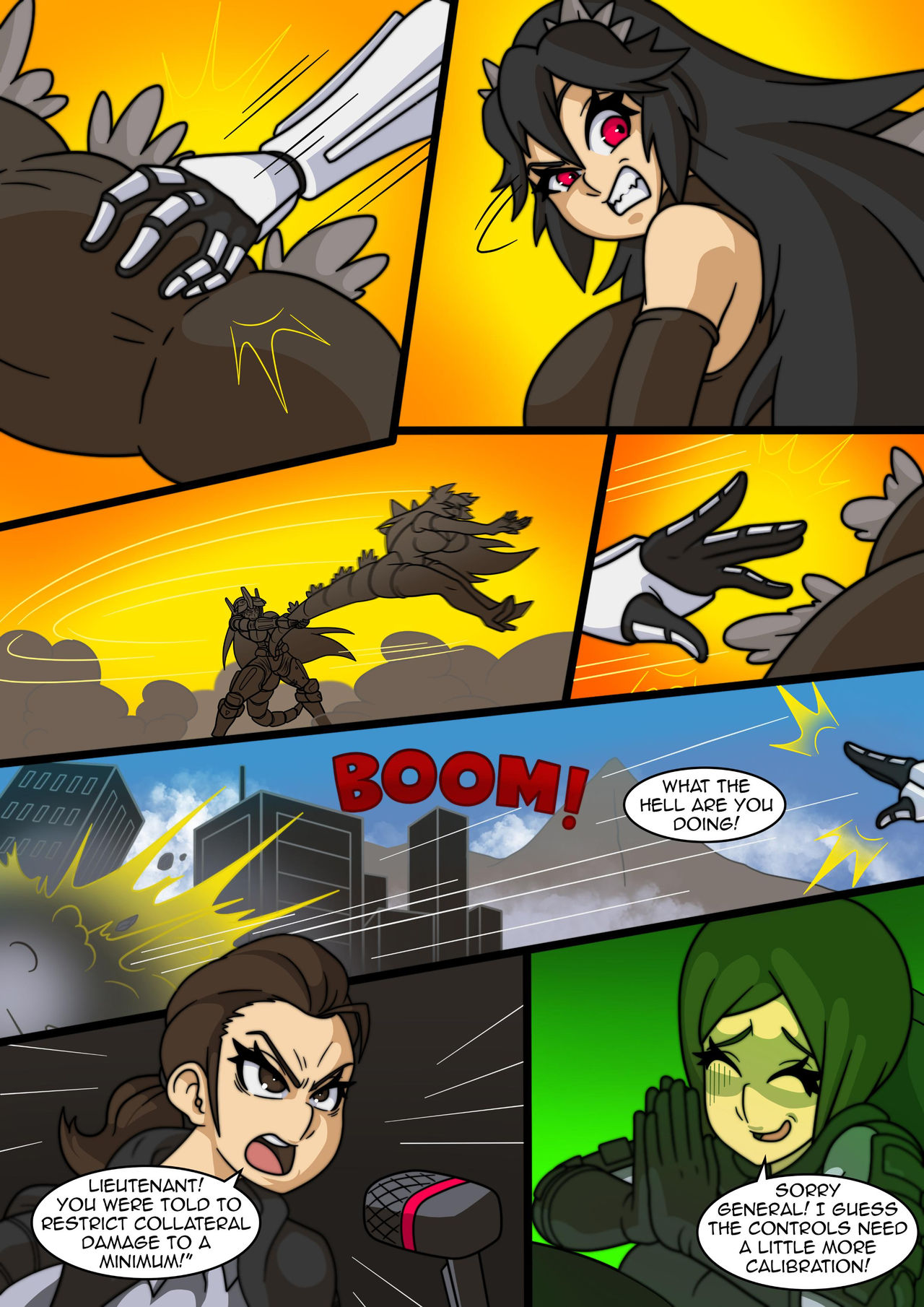 Kaiju Girls Chapter 6 page 9 full