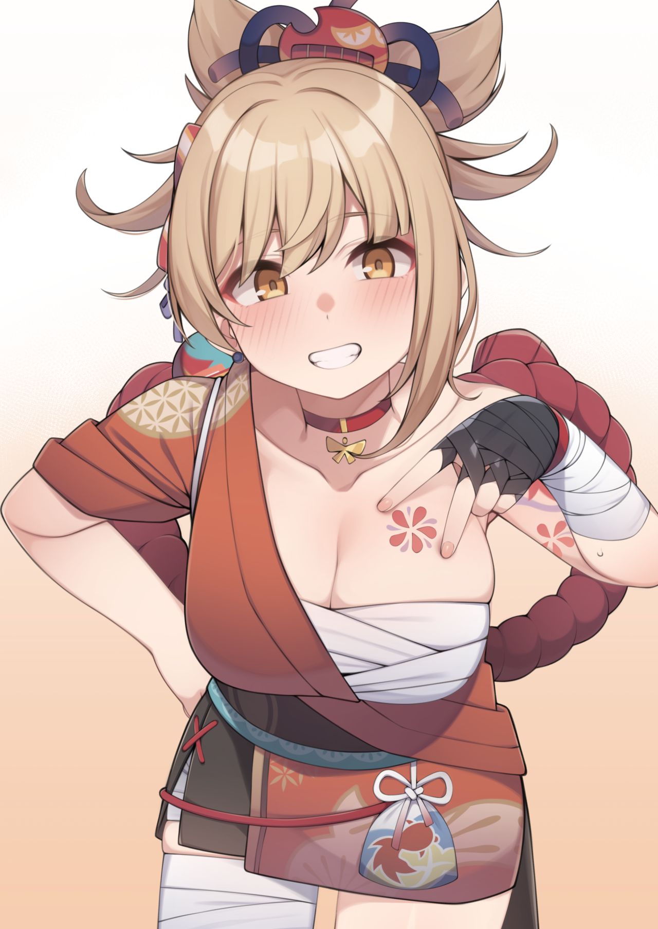 Moshi Yoimiya ga Bakufugun ni Tsukamatte Shimattara | Cuando Yoimiya es capturada por el ejército del Shogunato page 7 full