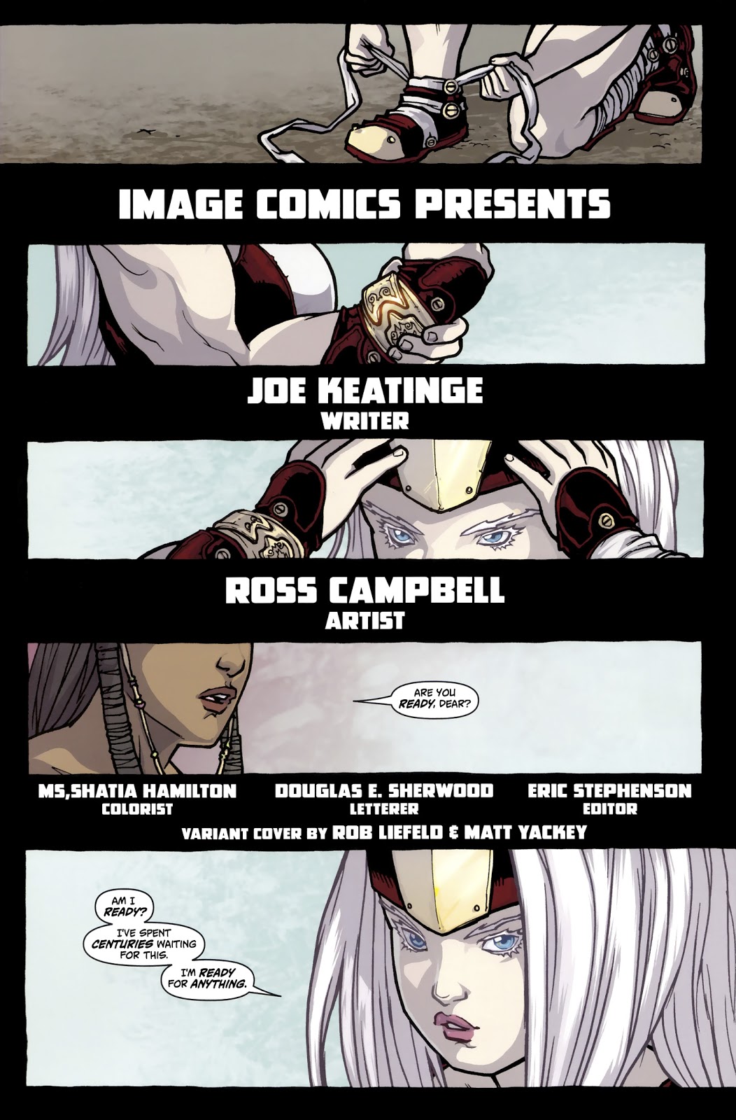 GLORY COMIC Artist  MOONcalfe - Sophie Campbell page 6 full