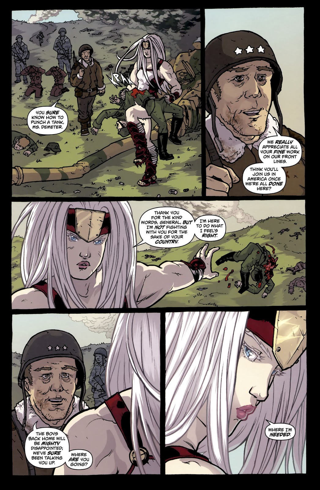 GLORY COMIC Artist  MOONcalfe - Sophie Campbell page 8 full