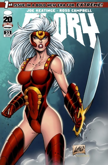 GLORY COMIC Artist  MOONcalfe - Sophie Campbell cover