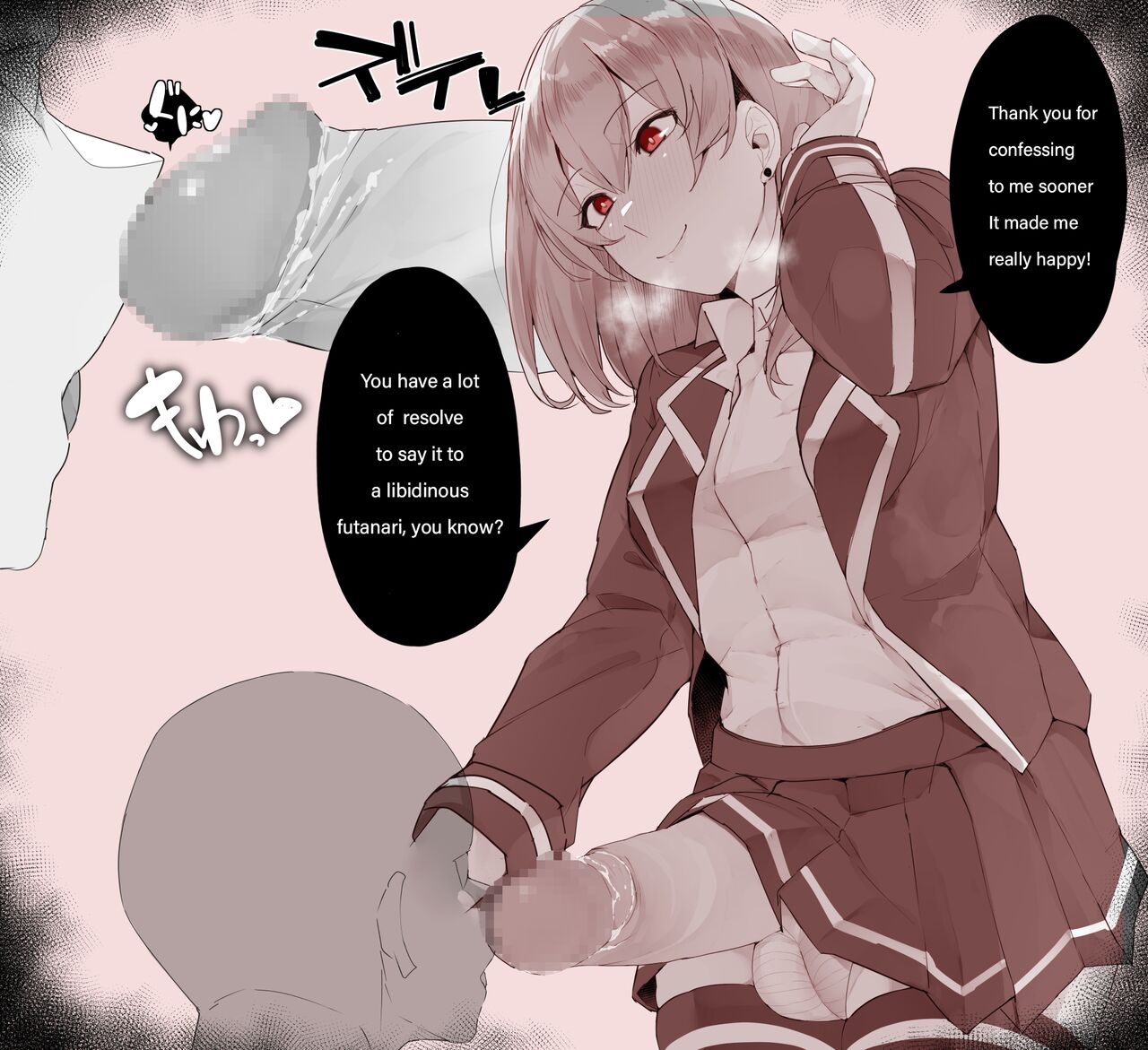 Some dude confesses to a Futa and gets a mouthful of dick page 1 full