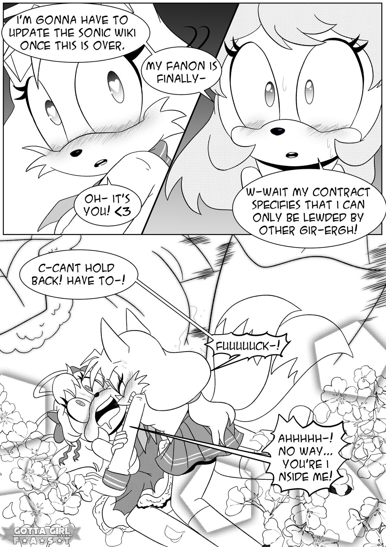 Gotta Girl Fast #3: Tails page 8 full