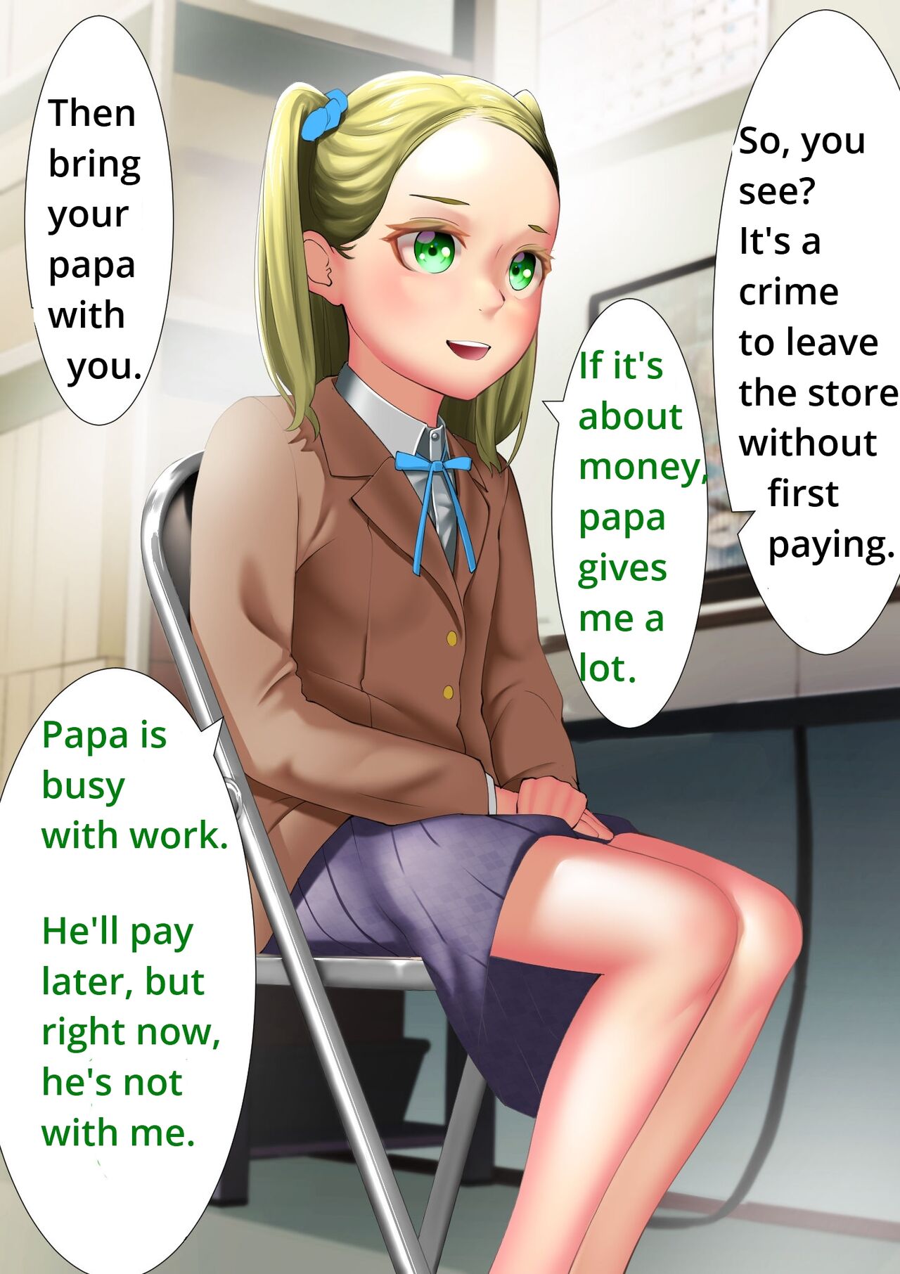 Namaiki na Kusogaki o Saimin de Kousei saseru. ~Manbiki Hentai Hen~ | Rehabilitating cheeky kids with hypnosis - Shoplifting Transformation Edition - Part 3 - The One Who Uses Papa's Money page 6 full