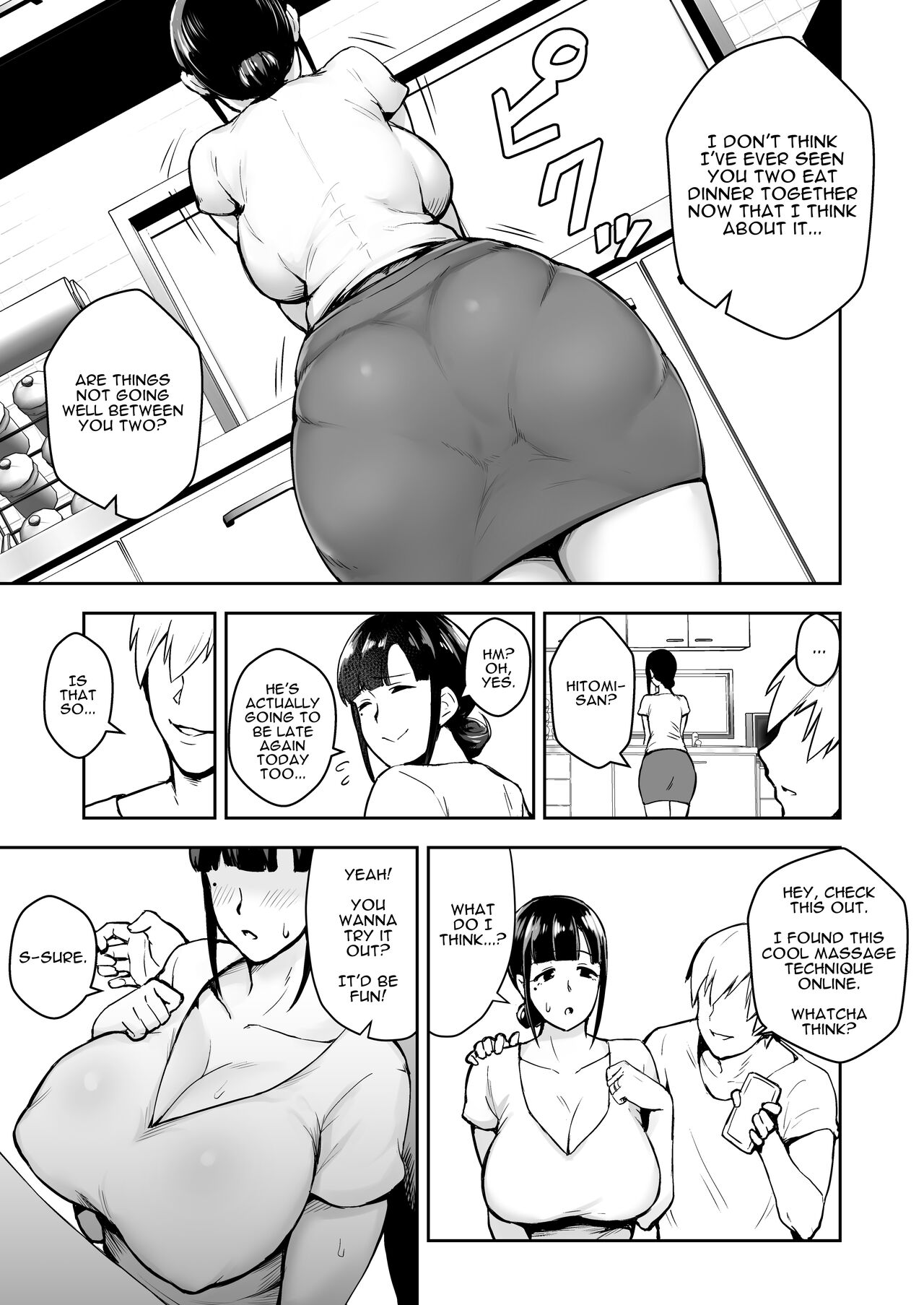 Netorareta Bakunyuu Seiso Zuma Hitomi -Oikko ni Torotoro ni Tokasaremashita- | Housewife NTR Stealing Hitomi - A Prim And Proper Housewife With Big Tits page 5 full