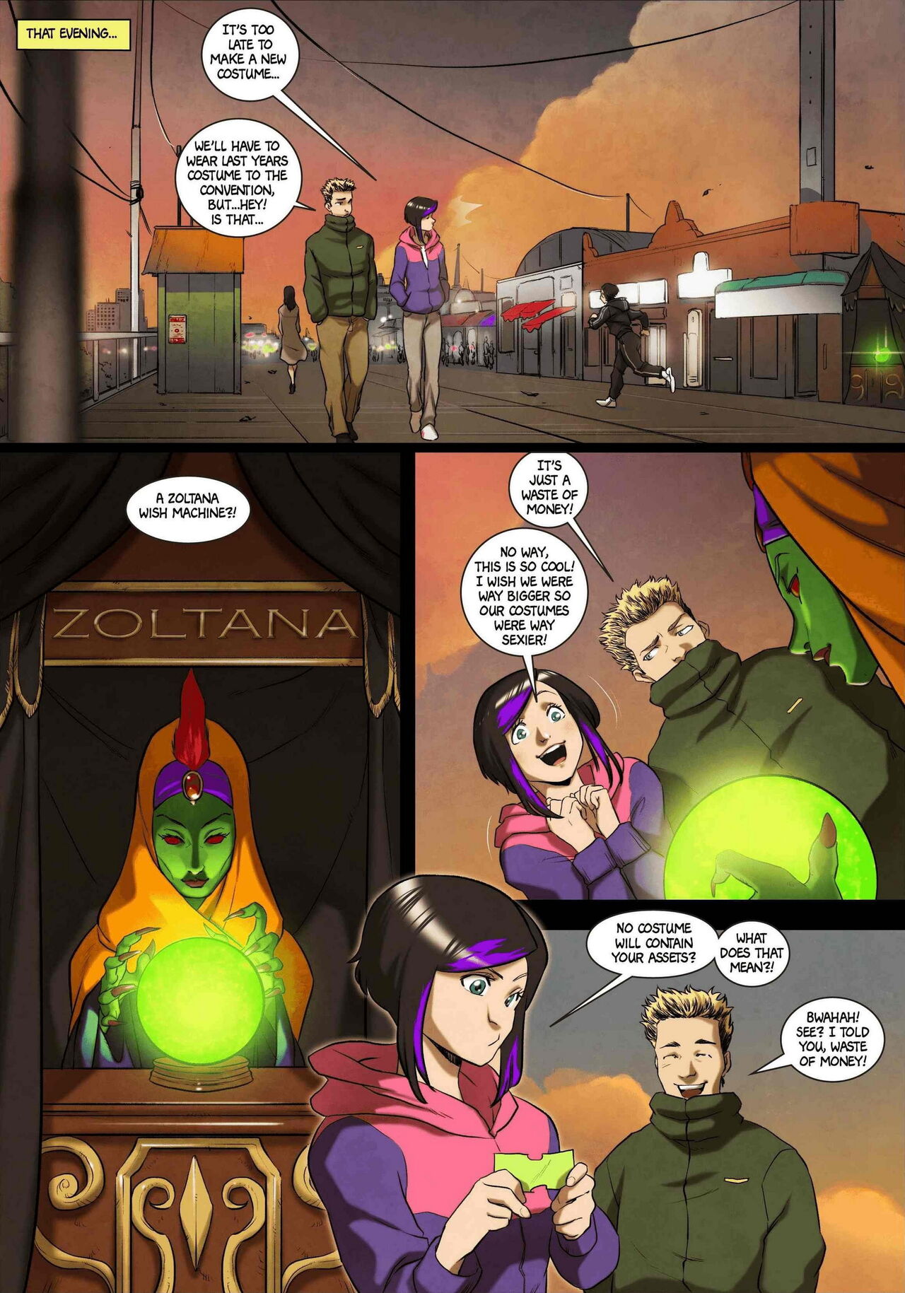 ZZZ Comics - Sizable Tales - The right size for cosplay page 2 full