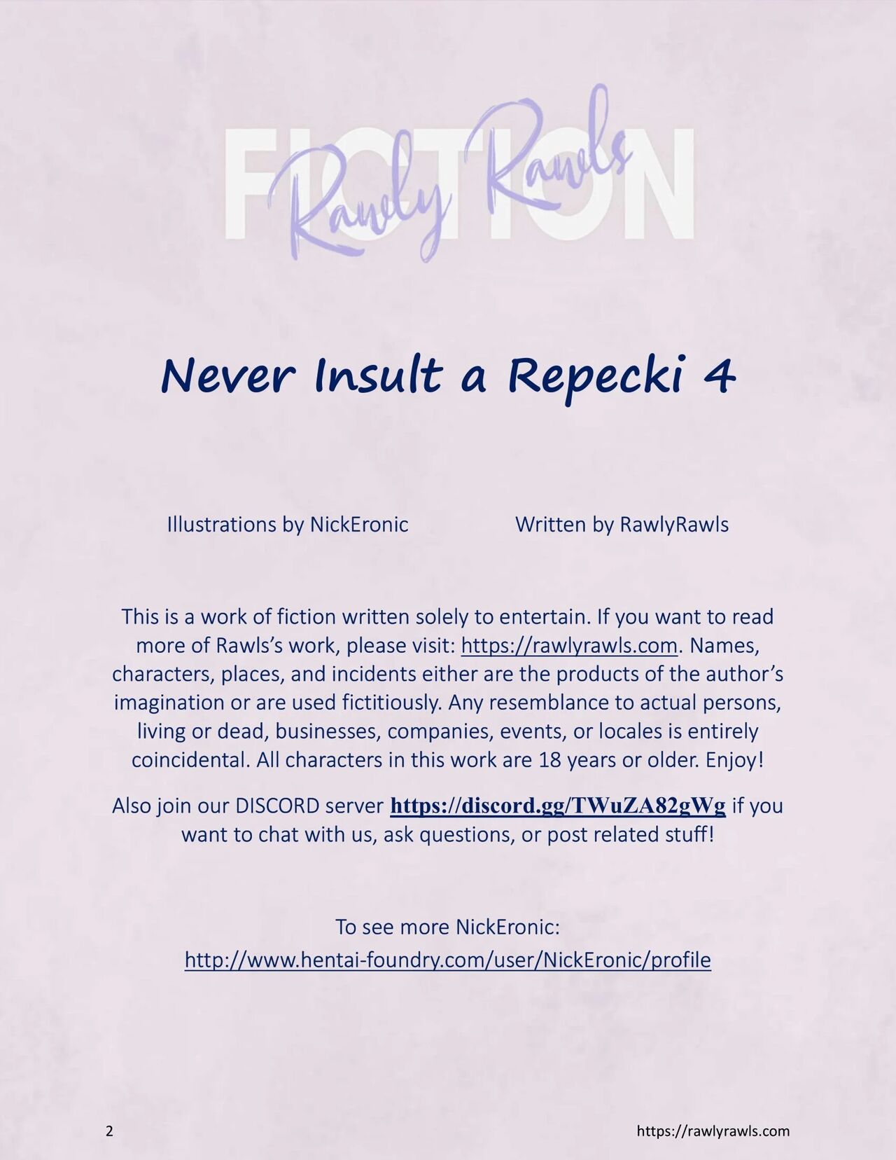 Never Insult a Repecki  - 4 - english page 2 full