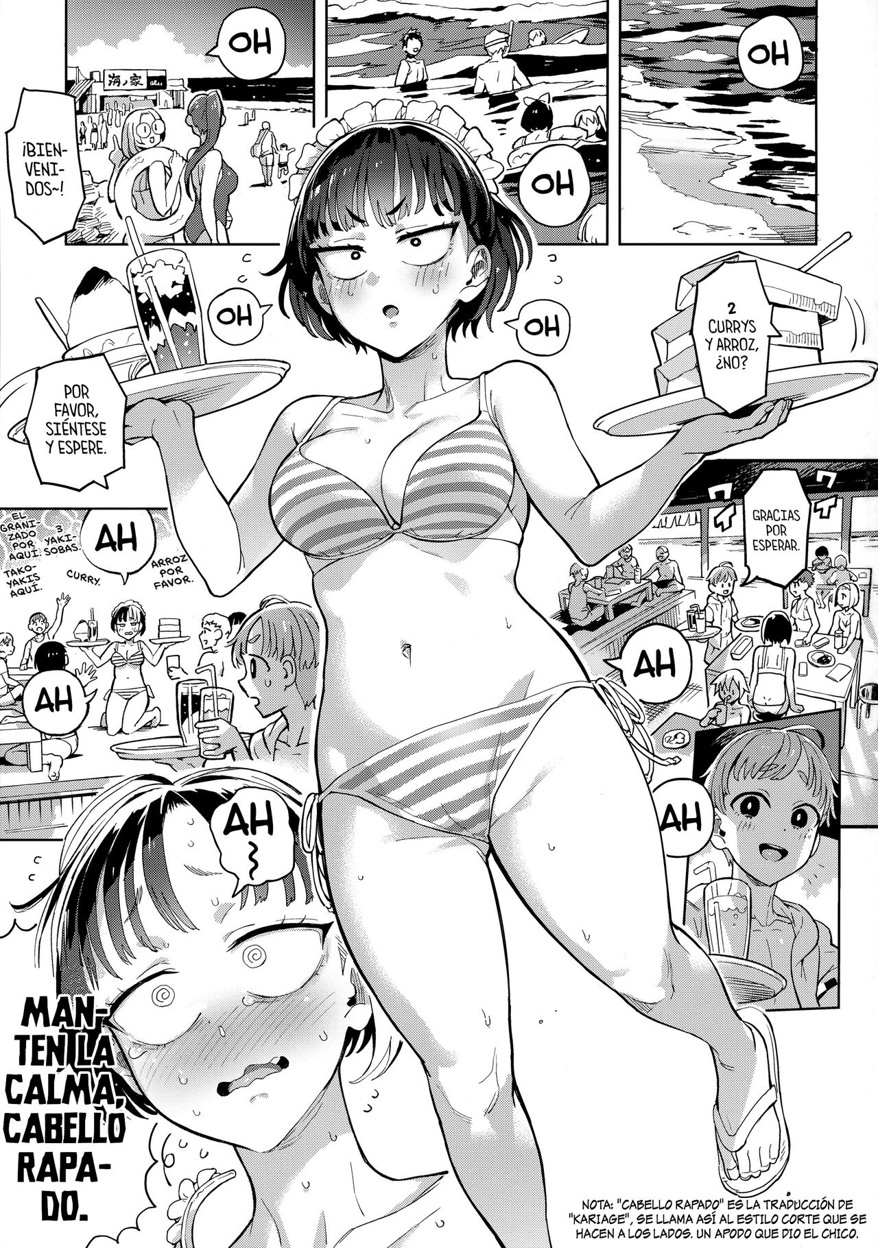 Kariage-chan | Cabello Rapado-chan page 2 full
