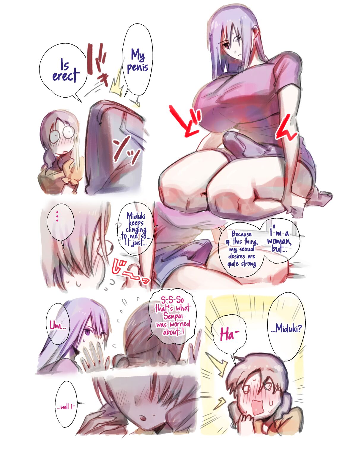 Daisuki na Senpai ga Futanari datta kedo Mushiro Shiawase desu | My Beloved Senpai is a Futanari!? I'm So Happy! page 8 full