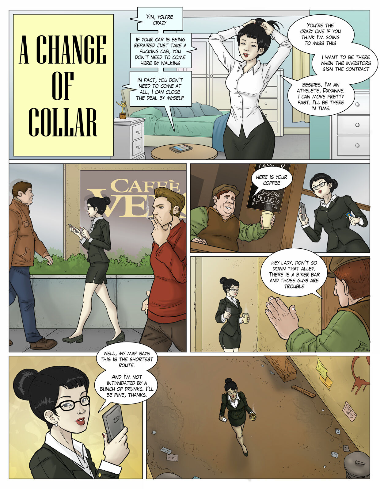 A Change of Collar page 1 full