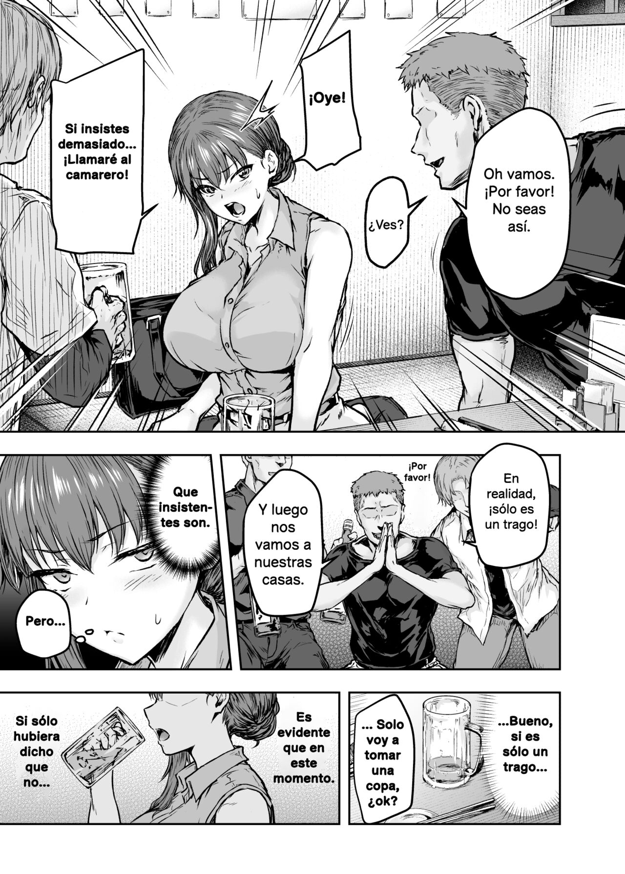 Watashi... Kaerare Chaimashita. -AroThir OL ga Yarichin Daigakusei-tachi no Chinpo ni Dohamari suru made- | Yo... fui sometida. -Una oficinista se hizo adicta a los penes de un grupo de universitarios- page 10 full