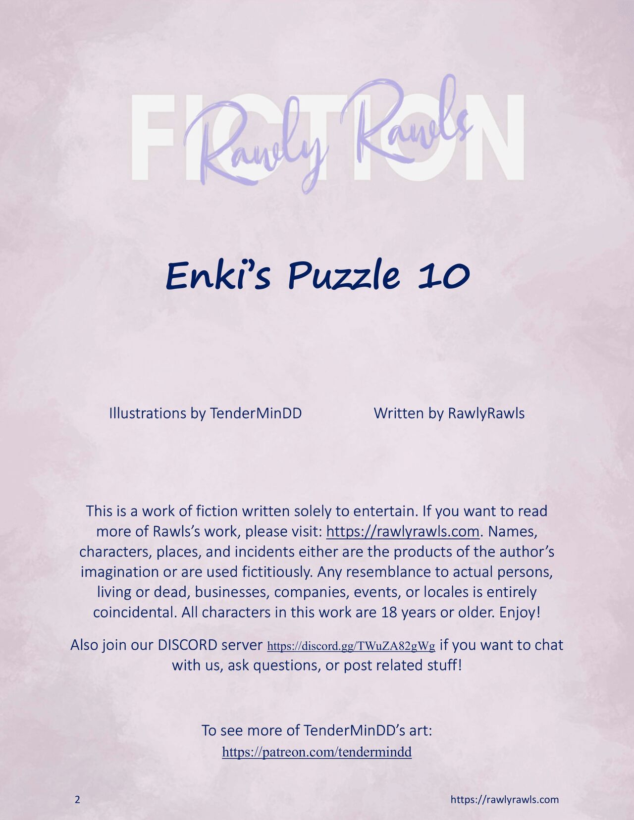Enki's Puzzle Chapter 10: Rawly Rawls Fiction page 2 full