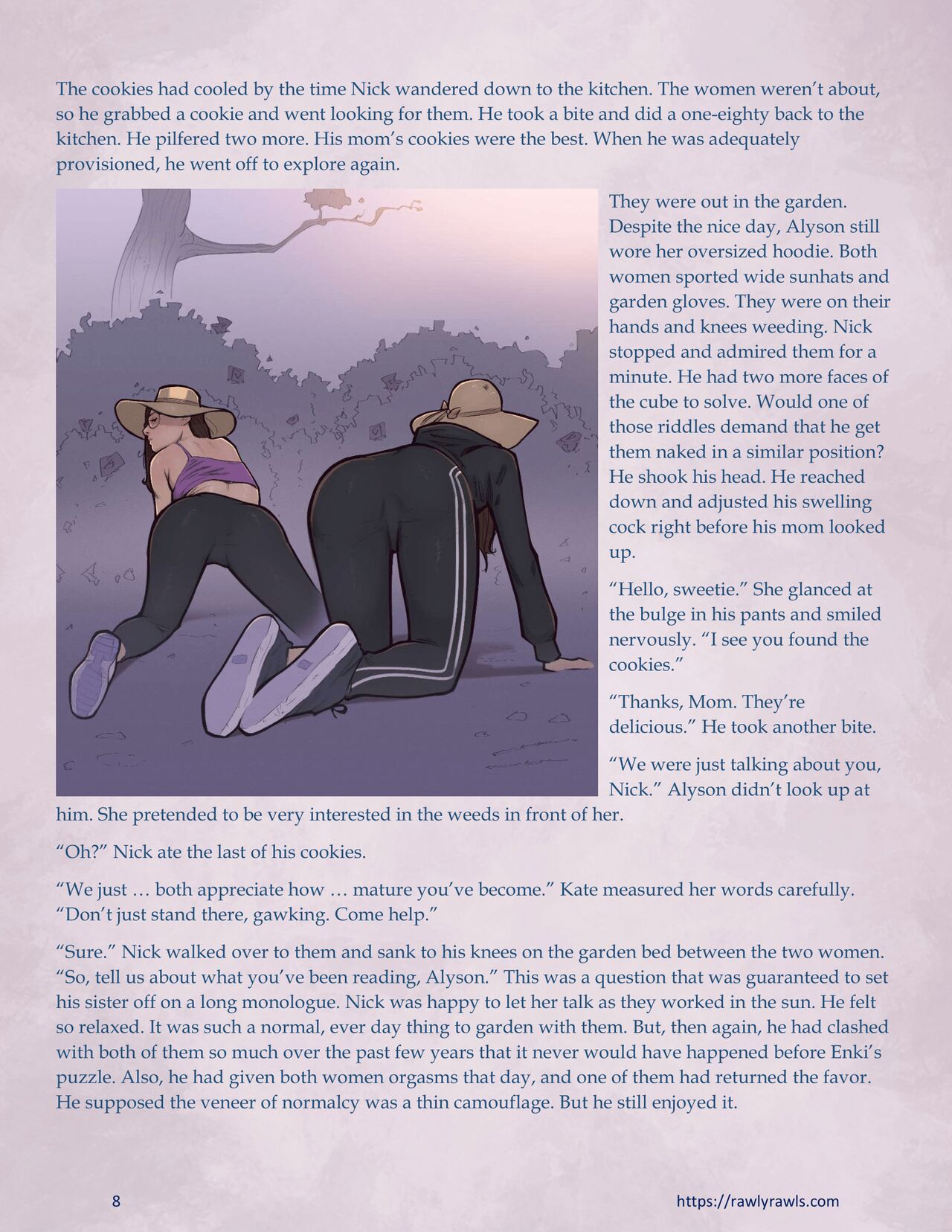 Enki's Puzzle Chapter 10: Rawly Rawls Fiction page 8 full