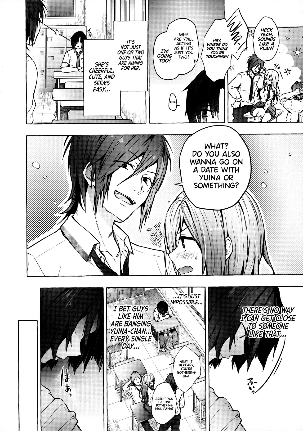 Gyaru Yuina-chan to Ecchi -Kataomoi no Kanojo ga Boku ni Sekimen!?- | Having Sex with Yuina-chan, the Gyaru -My Secret Crush is Blushing at Me!?- page 7 full