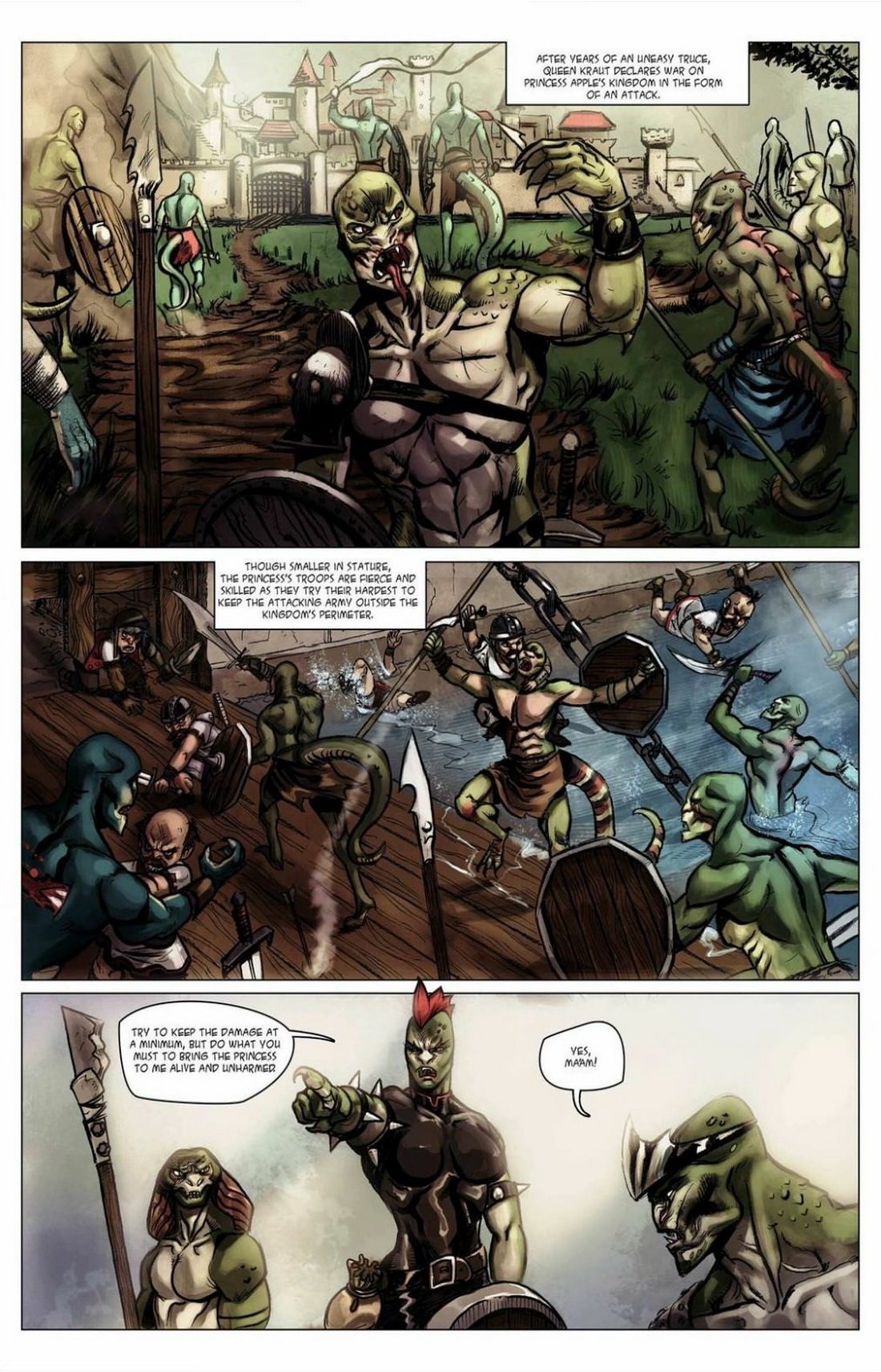 BotComics - Princess Apple and the Lizard Kingdom page 3 full