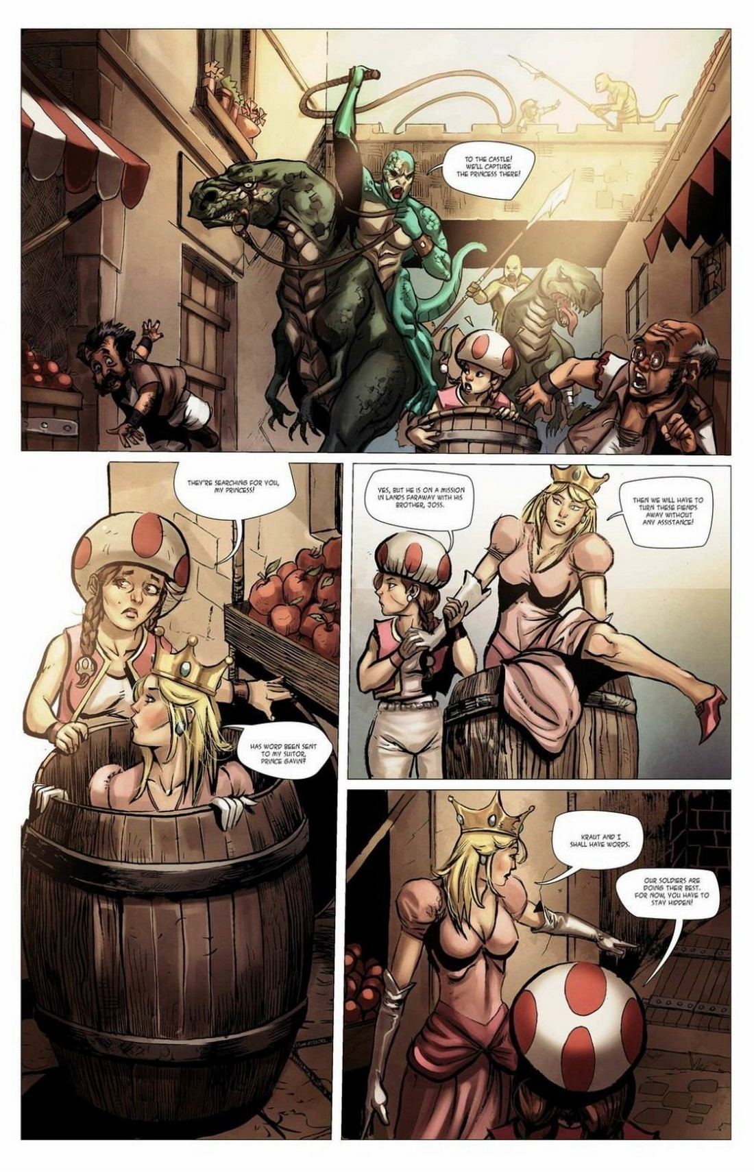 BotComics - Princess Apple and the Lizard Kingdom page 4 full