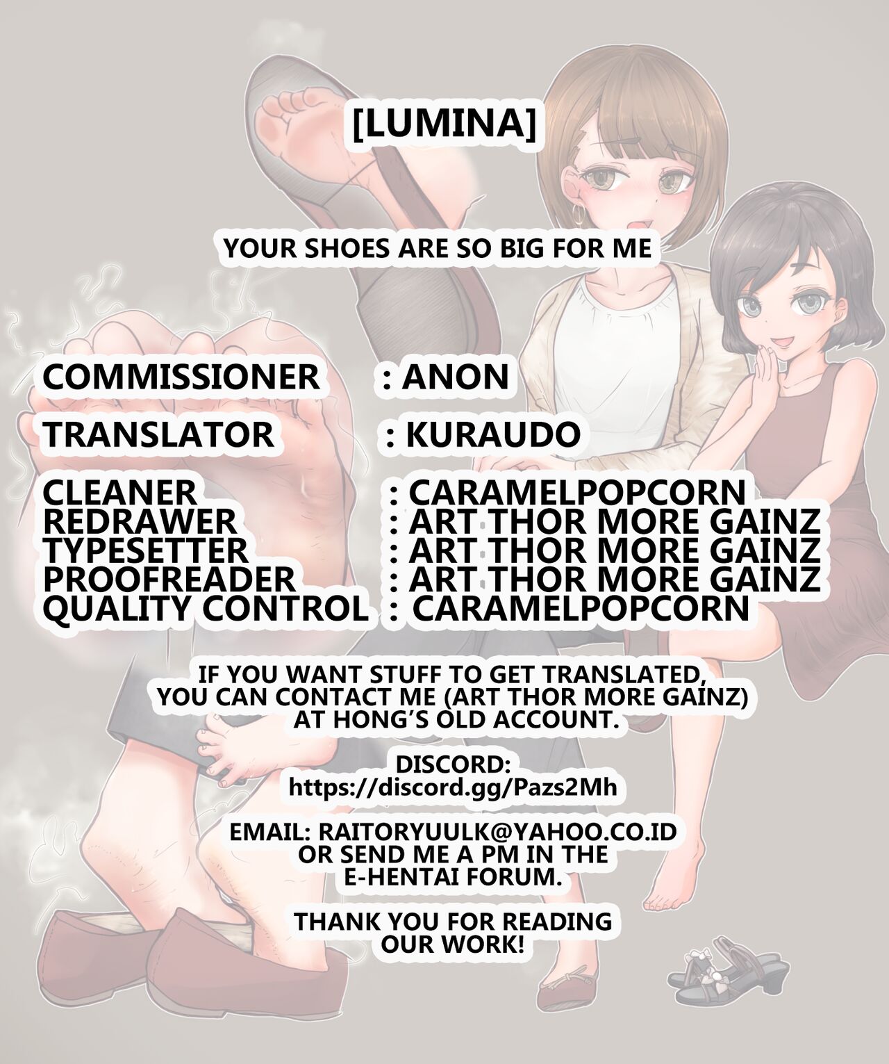 Your shoes are so big for me page 6 full