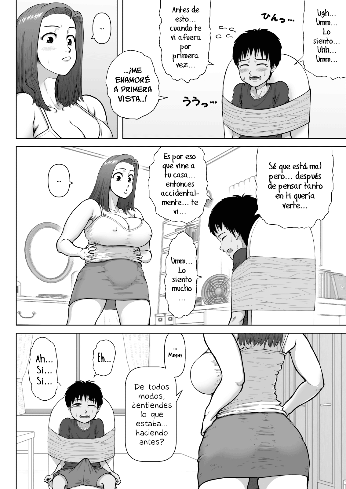 Bakunyuu Onee-san a Asedaku Sexo Shimakutta Hanashi page 8 full