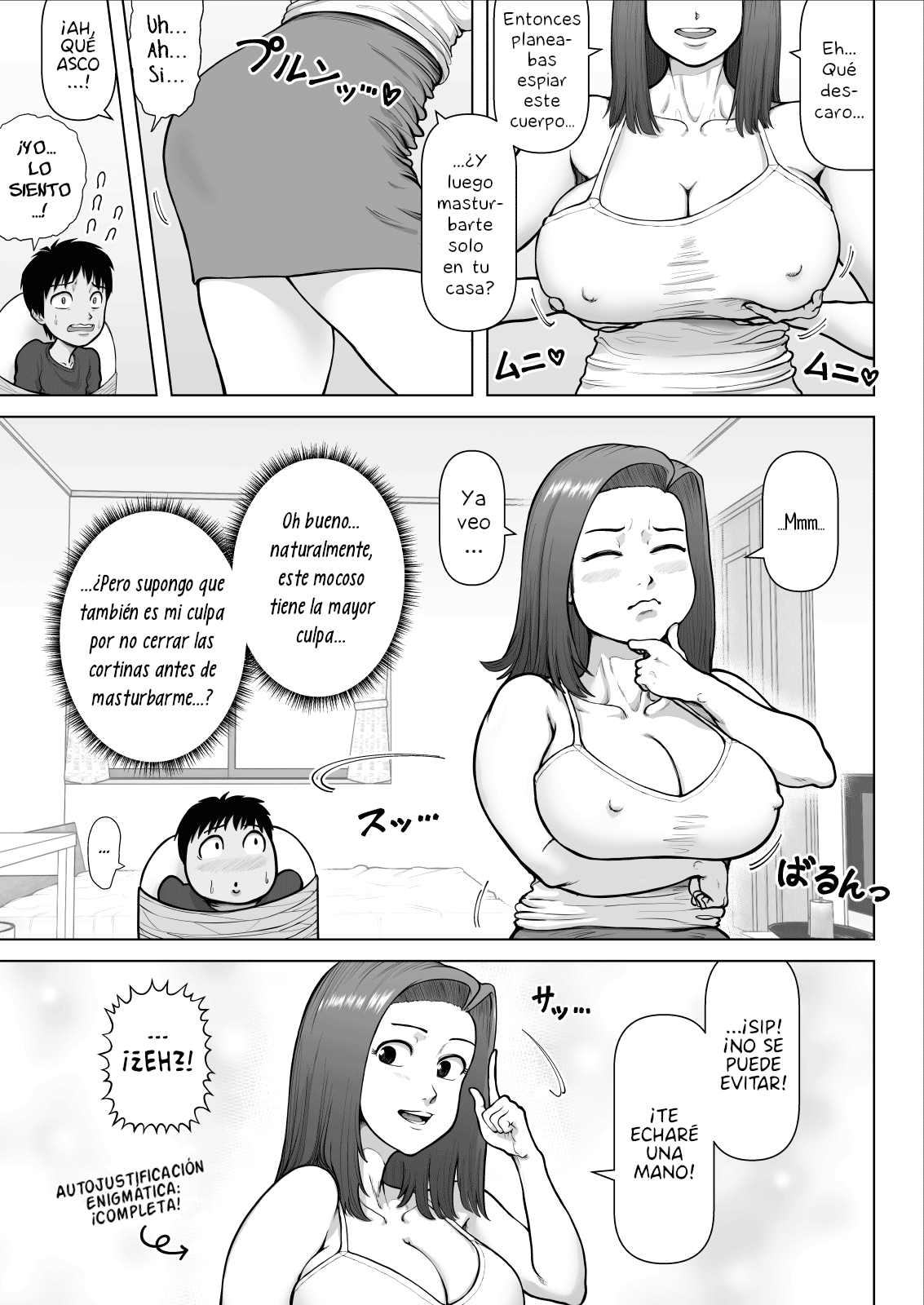 Bakunyuu Onee-san a Asedaku Sexo Shimakutta Hanashi page 9 full