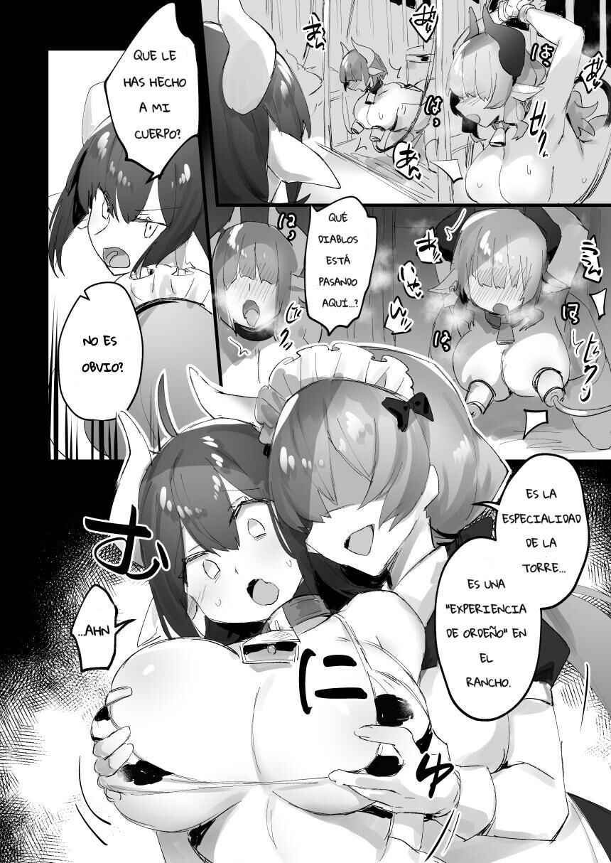 1-nichi Nyuugyuu Taiken ~Oishii Milk ga Dekiru made~ | Un día de experiencia en el rancho page 8 full