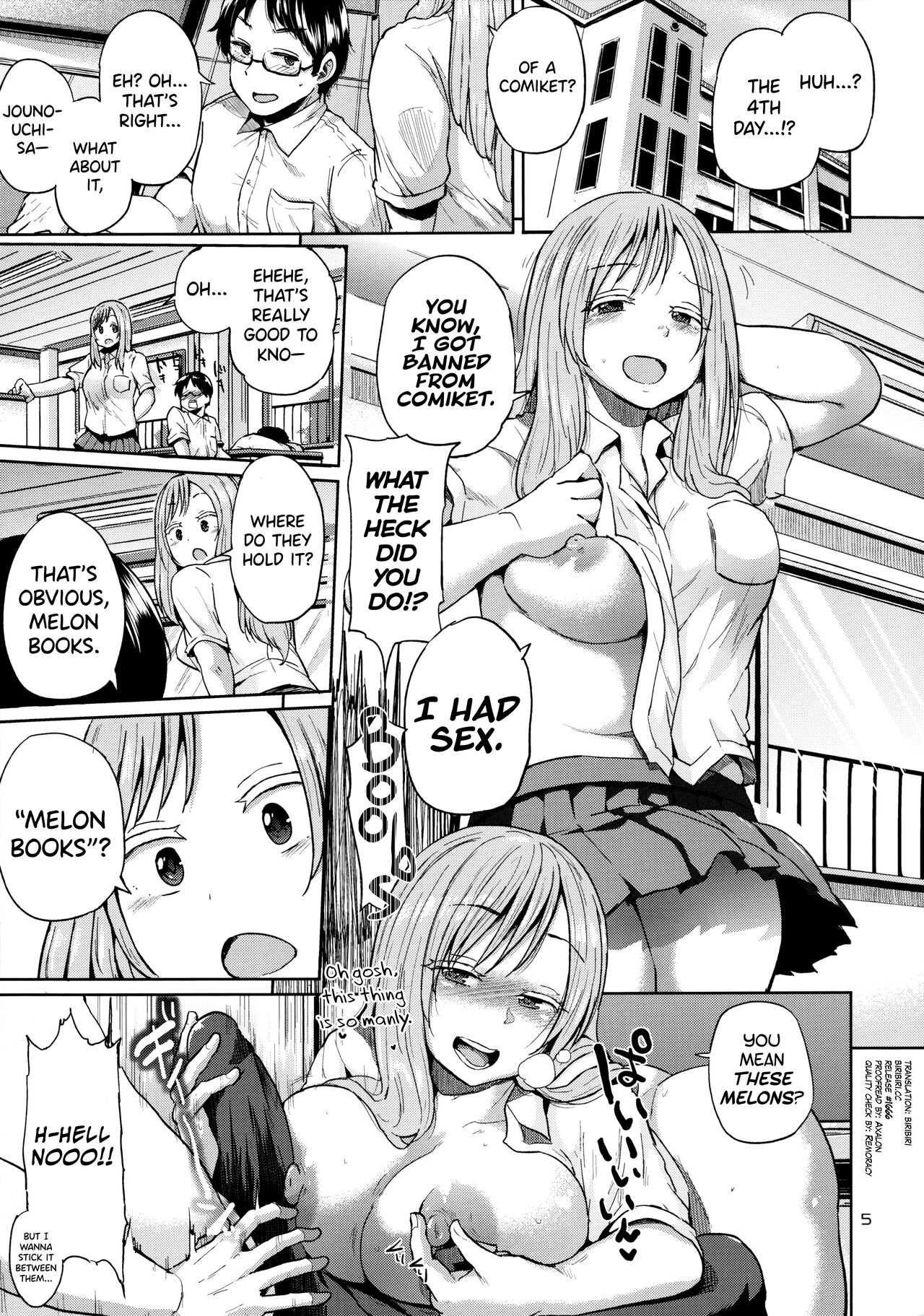 Ota Demo Nai Joshi ga Comiket 4-kkame ni Asobi ni Yattekita in Melon page 5 full