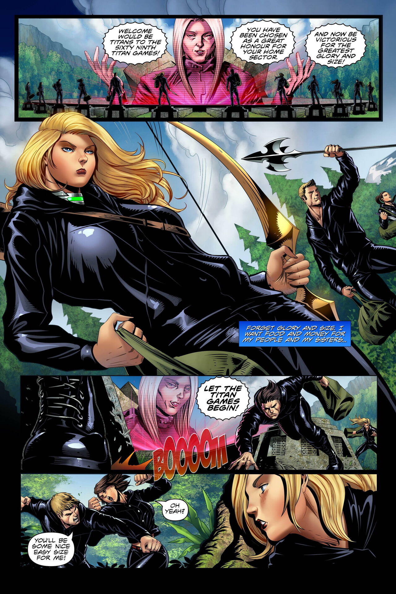 ZZZ Comics - Titan Games page 3 full