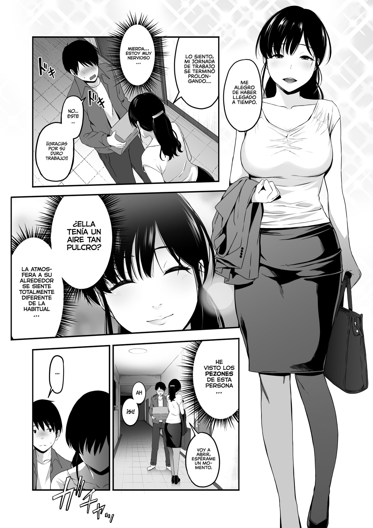 Takuhaikun ga Yarareta! ~ Hatsujou o Nesan ga Neratteita Otodokemono wa Oredeshita ~ | ¡El Repartidor ha sido engañado! ~El Paquete que esa Mujer Pervertida Estaba Esperando era Yo~ page 8 full