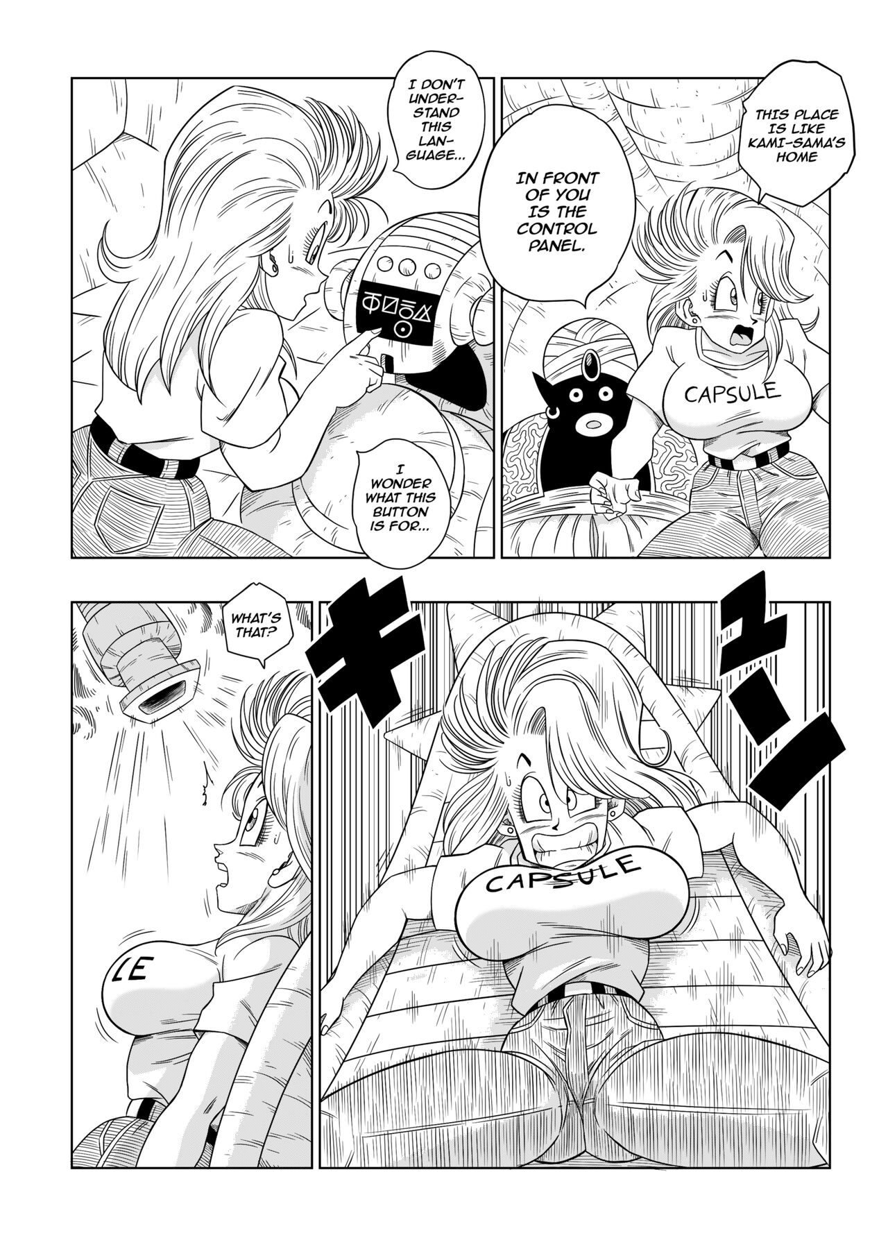 Bulma Meets Mr.Popo - Sex inside the Mysterious Spaceship! page 6 full