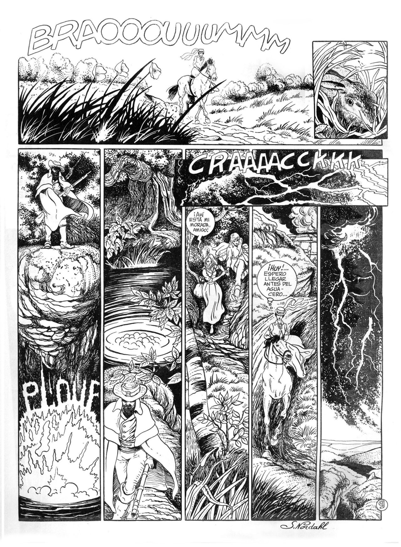 Les damnés de Mallande / Los Condenados de Mallande page 10 full