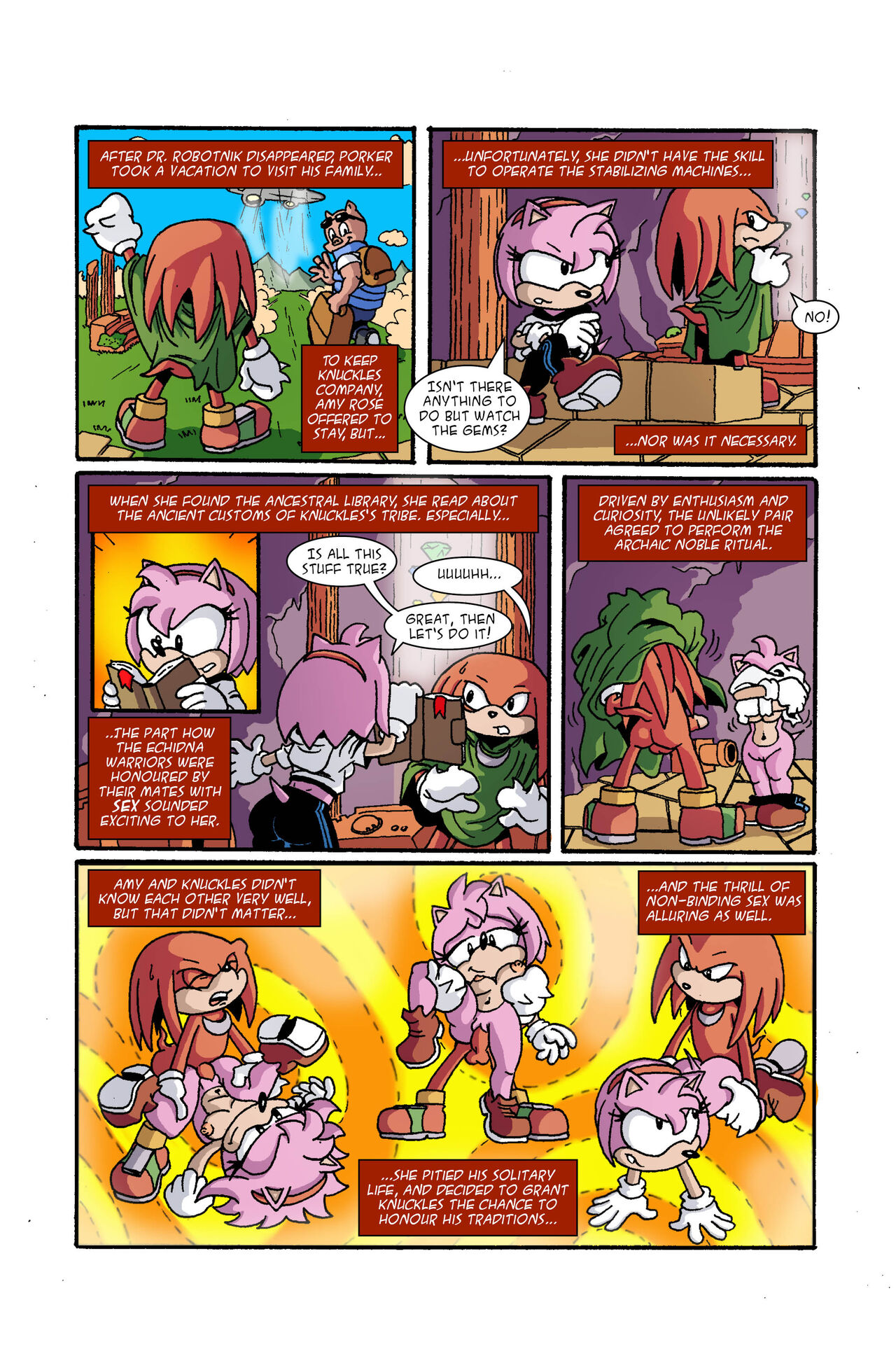 Sonic the Comic: Sonic &amp; Tekno - Quickie Resolved page 10 full