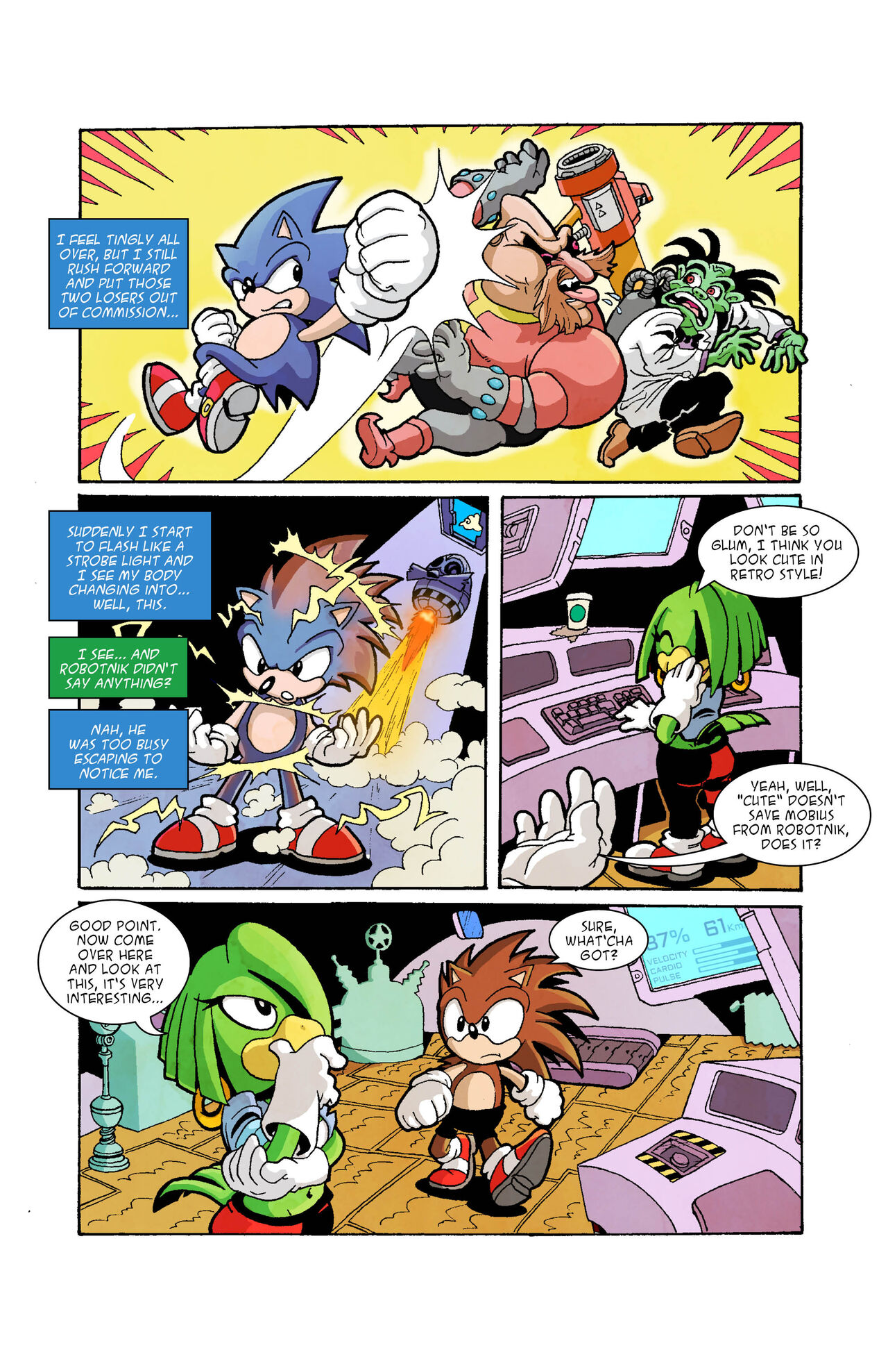 Sonic the Comic: Sonic &amp; Tekno - Quickie Resolved page 3 full