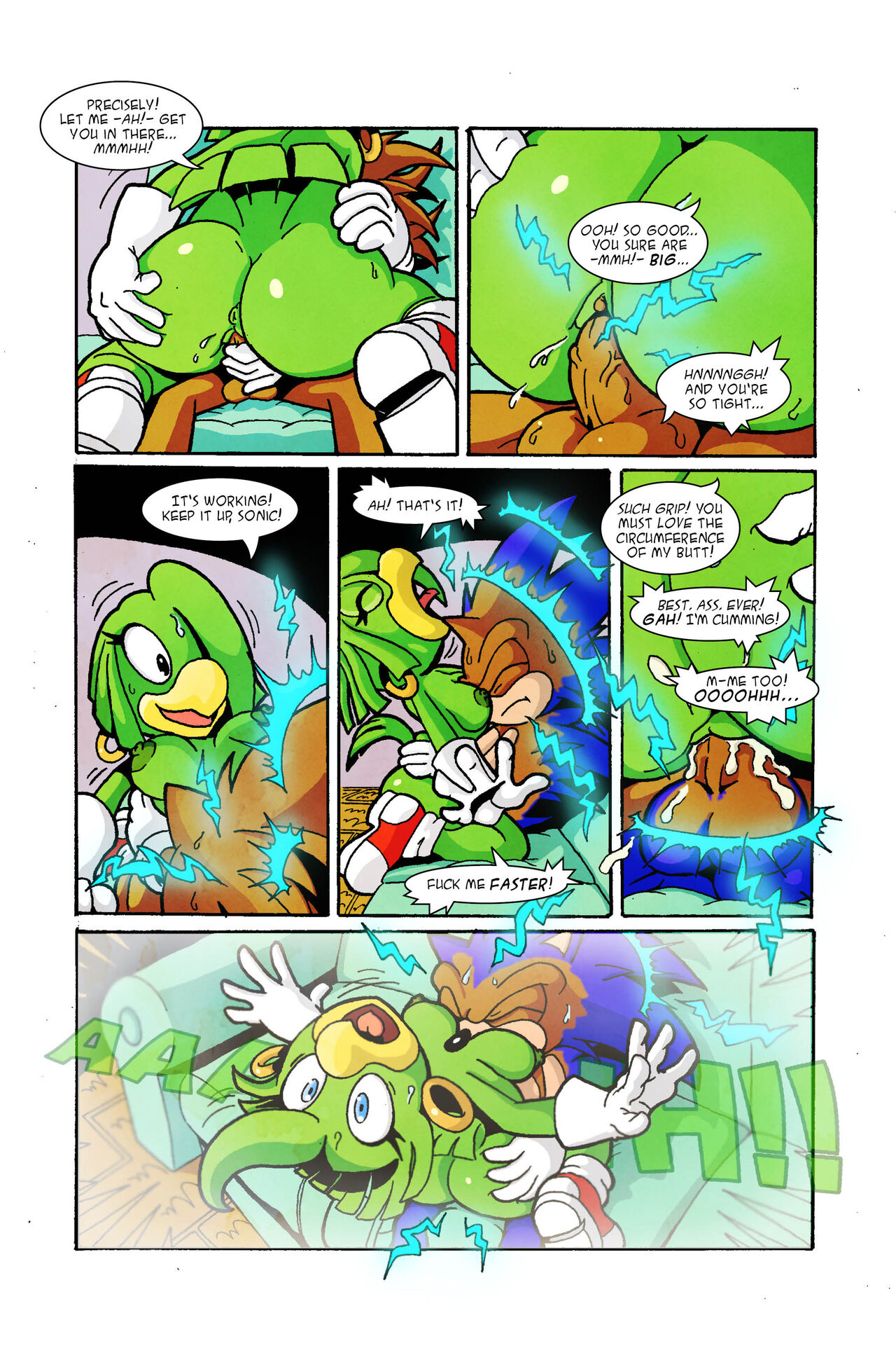 Sonic the Comic: Sonic &amp; Tekno - Quickie Resolved page 7 full